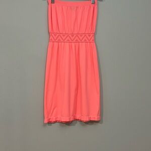 Atmosphere Strapless Coral Mini Dress - Size M